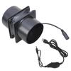 USB 5V Adjustable Speed Inline Duct Fan Exhaust Cooling Fan For Printer Kitchen Exhaust Ventilation ABS Construction
