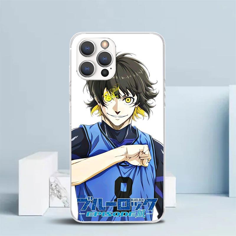 Чехол для телефона Blue Lock Бачира Мегуру Для IPhone 16 17 Air 16E 15 14 Plus 13 Mini 12 11 Pro Max 7 8 + SE 2020 Мягкая задняя крышка из ТПУ