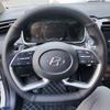 Чехол на руль автомобиля для Hyundai Avante Santa Cruz Tucson Plug I20 Tucson CN7 Кожаный Ручная строчка Автомобильный аксессуар для интерьера