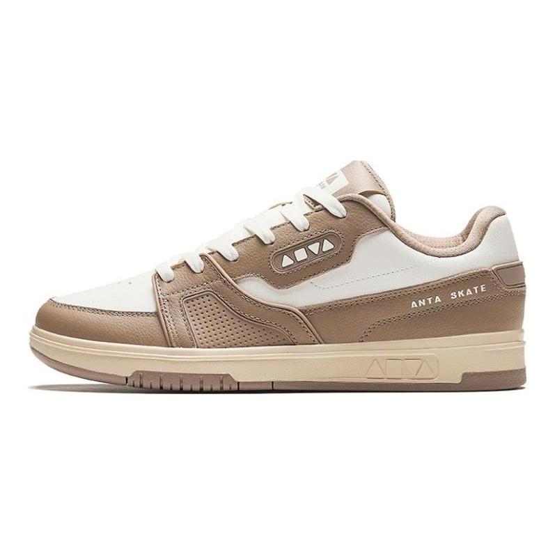 Anta Abrasion Resistant Low top Skateboard Shoes Men's Umber 912348026-1