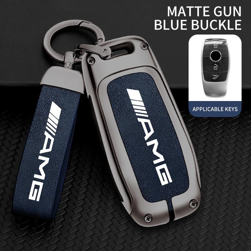 TXF4 Zinc Alloy Car Key Case Cover Protector Shell Fob Holder For Mercedes Benz AMG W177 W176 X166 X167 C257 C218 X253 C118 C117 H247