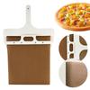 Sliding Pizza Peel Portable Pizza Peel Multifunction Wooden Pizza Spatula Paddle Hangable with Handle for Home Kitchen