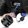Black Color Rope Hook Metal Construction Cable Line Saver Vehicle Accessory Waterproof  UTV Use