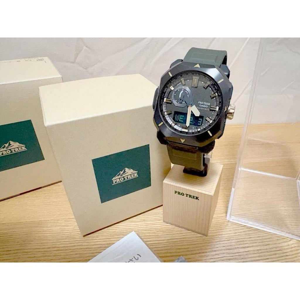 Б/у Доставка включена Casio PROTREK 6900Y-3JF Радио-солнечные часы Внутренний оригинальный продукт Новые CASIO PROTREK