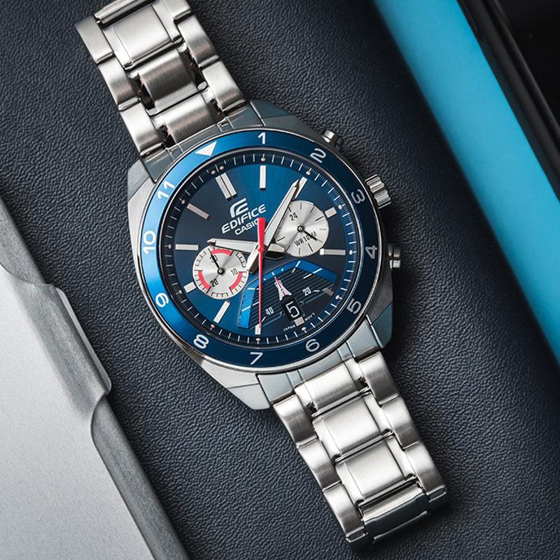 Casio Мужские часы EDIFICE Синие EFV-590D-2AVUPFD
