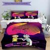 Space Adventure Friends Print 3Pcs Bedding Setduvet Cover With 2 Bedropillowcase Home Birthday Gift