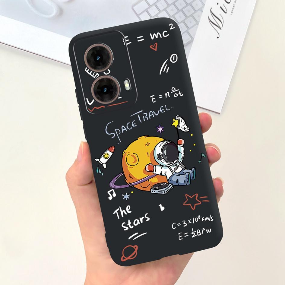 Чехол для Motorola Moto G85 5G 2024 Модный Цветочный Мраморный Мягкий Силикон Защита Камеры Чехол для Телефона Для Moto G85 XT2427-3 Coque