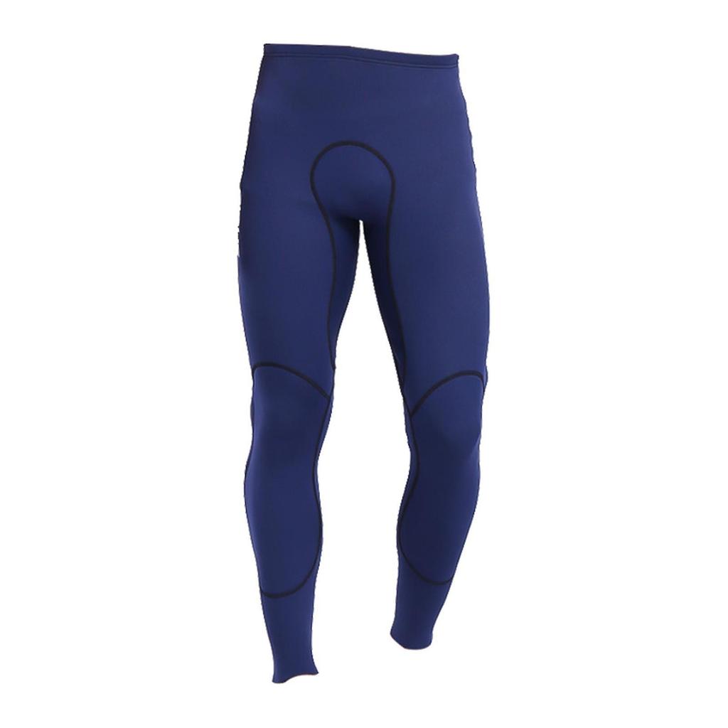 Mens Wetsuit Pants Neoprene Keep Warm 2mm Swimwear for Surfing S Black