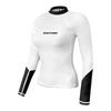 Womens Shorty Wetsuit Surfing Diving Swimming UV Protection Quick Dry Round Neck White Contrast Sleeve