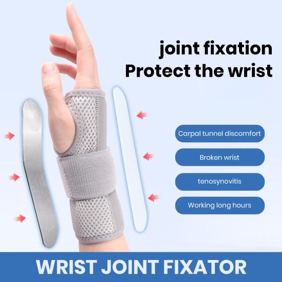 1 пара бандажей для запястья при карпальном туннельном синдроме, поддержка при артрите, тендините, растяжении, фиксатор для руки, защита, дышащая шина-поддержка для травм, упражнений