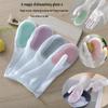 Magic Silicone Dishwashing Gloves with Soft Bristle Brush - Durable, Waterproof Kitchen Cleaning Gloves.