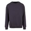 Build Your Brand Mens Crew Neck Plain Sweatshirt