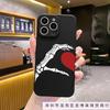 Персонализированный череп вместо сердца для iPhone16ProMax Apple 11/12/13/14/15promax чехол для мобильного телефона