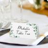 50pcs Blank Table Name Place Cards Paper Message Setting Card Tented Name Card  Banquet Tables