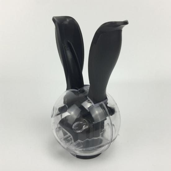 Мельница для перца, соляная мельница, регулируемая степень грубости, шейкер для специй, форма кроличьих ушей