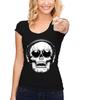 Skull With Aviator Sunglasses Casual Unisex T-Shirt