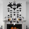Halloween Black Bat Hanging Garland Decoration Spider Skull Ghost Pumpkin Ceiling Streamers