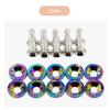 10/20pcs M6 Bolt Set Car Modification Gasket Screw Fenders Bumper Engine Aluminum Concave Screws Hex Fastener