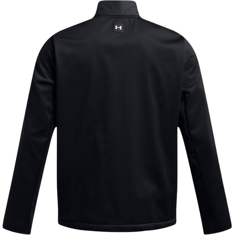 Under Armour Однотонная мужская куртка с воротником-молнией, черная 1385829-001