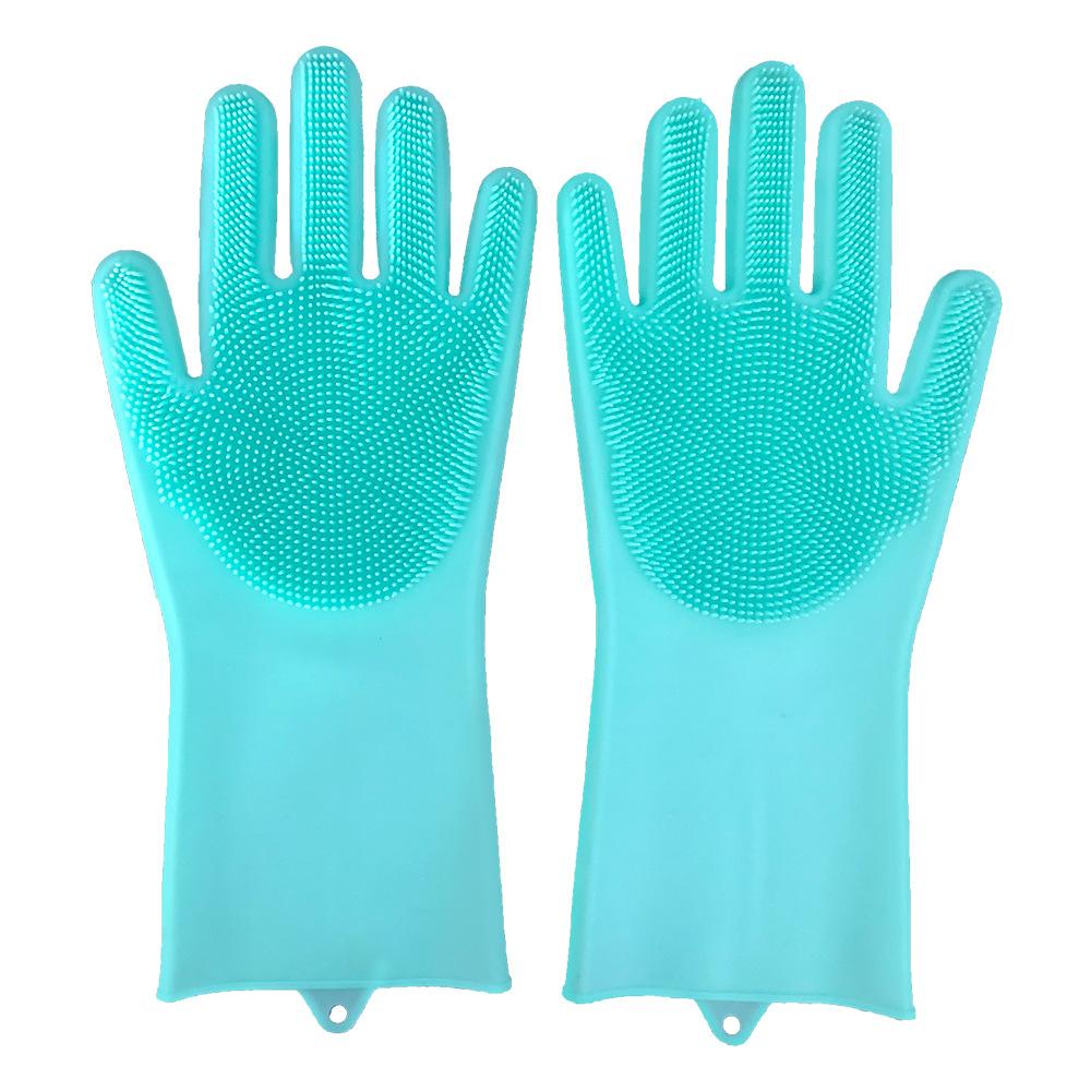 Silicone Cleaning Gloves Multifunction Magic Silicone Dish Washing Gloves For Kitchen Household Silicone Washing