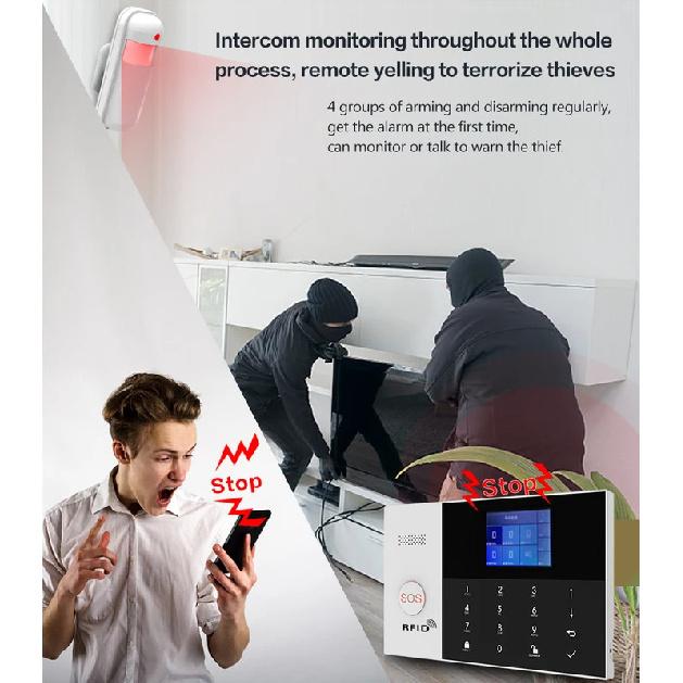 MULO PIR Infrared Motion Sensor Wireless Detector Movement 433MHz for Security Burglar Alarm System