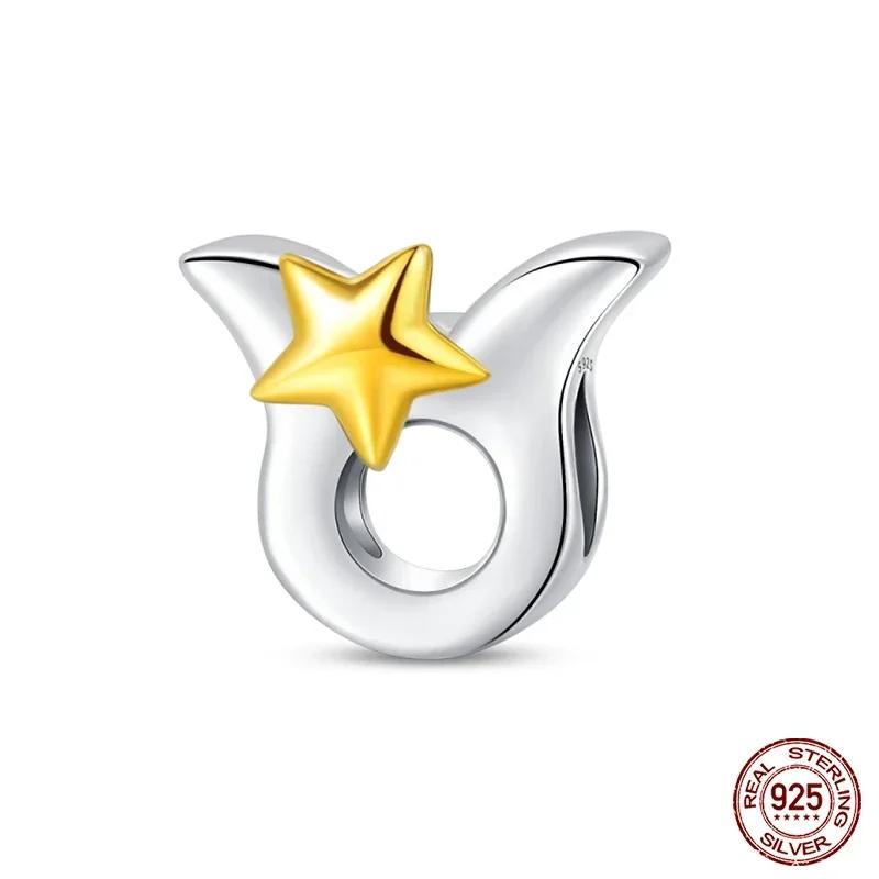 Кулоны Звезда Луна Ночное сияние Бусины Шишки Сосны Подходят для Браслетов Медь Красивые Цветы Подвески Бабочки DIY Ювелирные Изделия