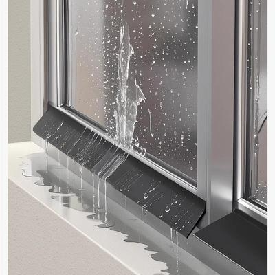 50см Домашний Водоотводной Порог для Окна Раздвижное Окно Дождевой Уплотнитель Балкон Изоляция Ветрозащитная Уплотнительная Лента Фартук