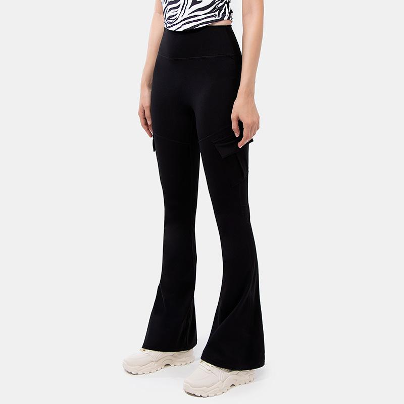 Европейские и американские широкие брюки Узкие рабочие брюки Расклешенные брюки с высокой талией Брюки для йоги