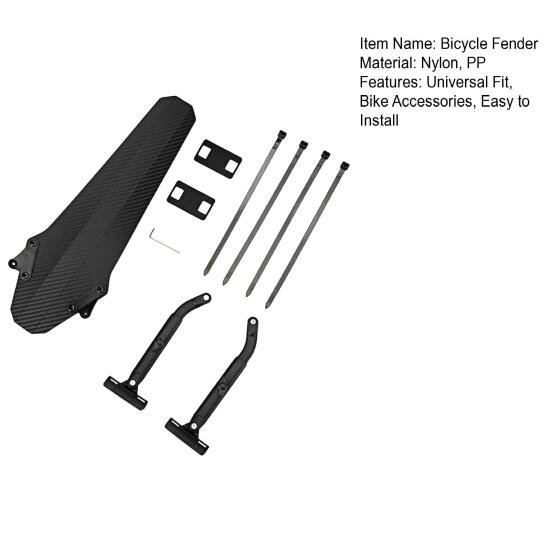 Велосипедное крыло регулируемое водонепроницаемое легкое универсальное заднее крыло для горного велосипеда, шоссейного велосипеда, брызговик, аксессуары для велосипеда