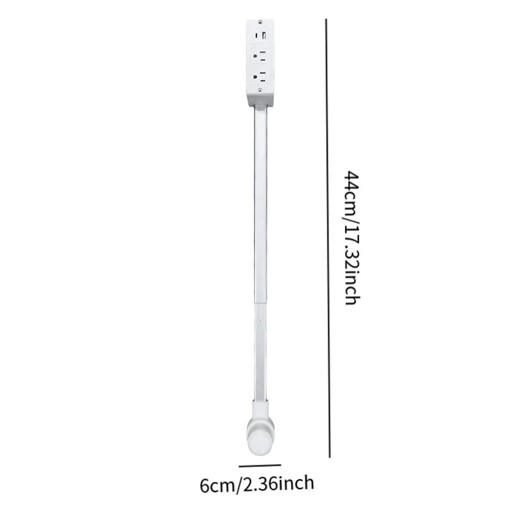 Регулируемая длина удлинитель электрической розетки вращается на 180° расширитель розетки для прикроватной тумбочки