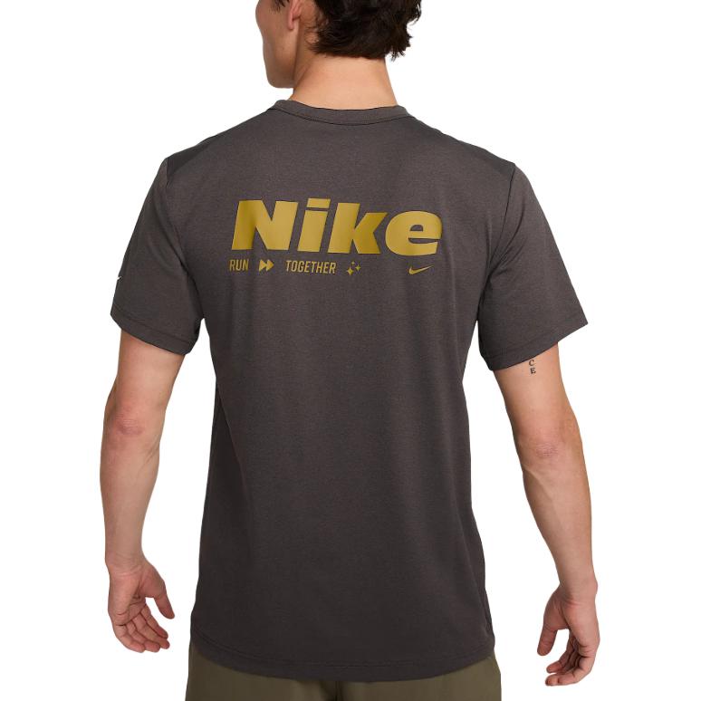 Nike T Shirts Men's Gray Crew Neck HV4882-299