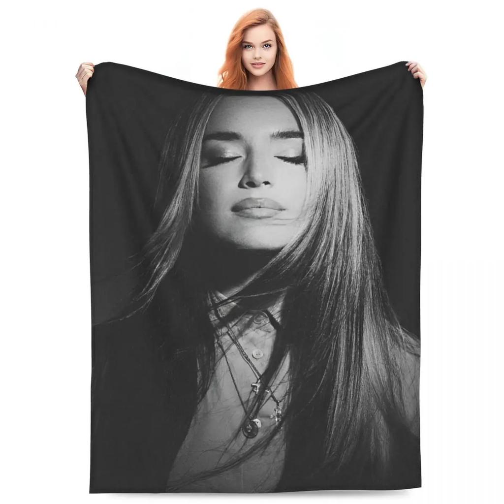 Лола Индиго испанская певица танцовщица фланелевое одеяло мягкое прочное покрывало для спальни путешествия офис модное покрывало