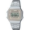 Цифровые часы Casio Vintage Series A168WA-8AY (Серебристый x Светло-бежевый)