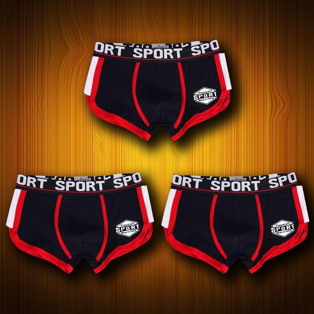 Мужское хлопковое нижнее белье, впитывающее пот, U-образные боксеры, свободное нижнее белье, дышащие хлопковые трусы