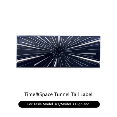 Логотип Тоннель Времени и Пространства Для Tesla Model 3 Y S X Значок на Багажник Наклейки Стикер Model 3 Highland 2024 Аксессуары Performance