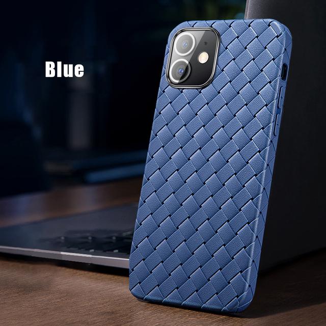 Дышащий силиконовый чехол для телефона для Iphone 14 Pro Max 14pro 13 12 Mini 11 Xr Xs X 6s 7 8 Plus Max, мягкий чехол из ТПУ с плетением Bv