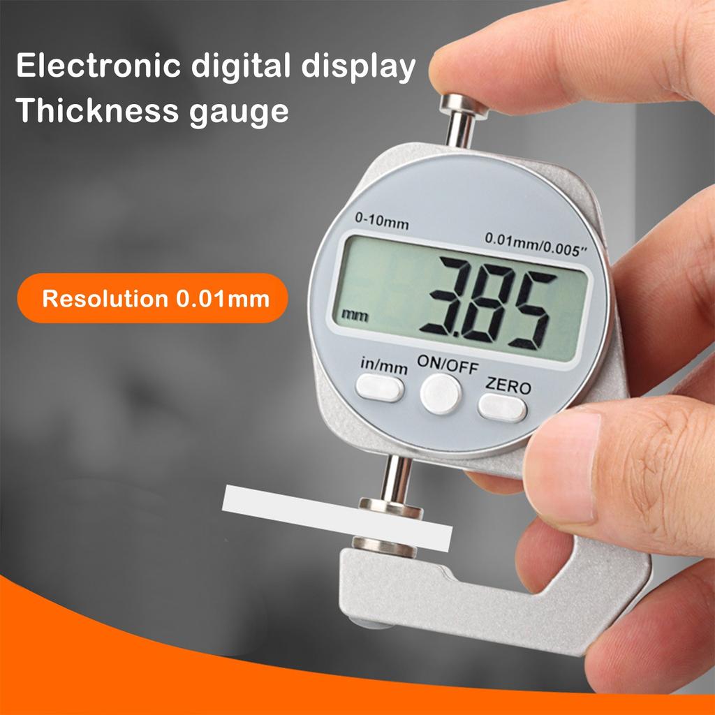 Толщиномер Толщиномер Измерение Высокоточный Микрометр Для Лакокрасочной Плёнки Линейка Толщиномер Для Плёнки Толщиномер Стенок Стальная Пластина Жемчужный Штангенциркуль