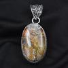 Lace Agate Oval Cut 78.80 Ct Pendant Healing Stone 925 Silver Gemstone SD-01-S