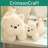 West Flower Highland White Terrier Dog Plush Toy Cartoon Stuffed Doll Animal