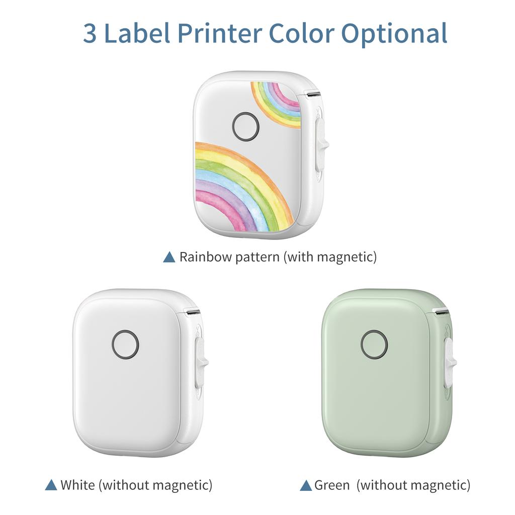 Mini Label Maker Machine Pocket Labeler Sticker Thermal Printer for Organizing Adhesive Tag DIY