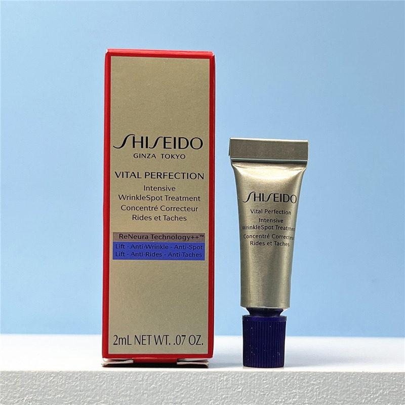 Shiseido Мини-крем для глаз 2 мл: Уменьшает мелкие морщины, повышает упругость и целенаправленно восстанавливает область вокруг глаз.