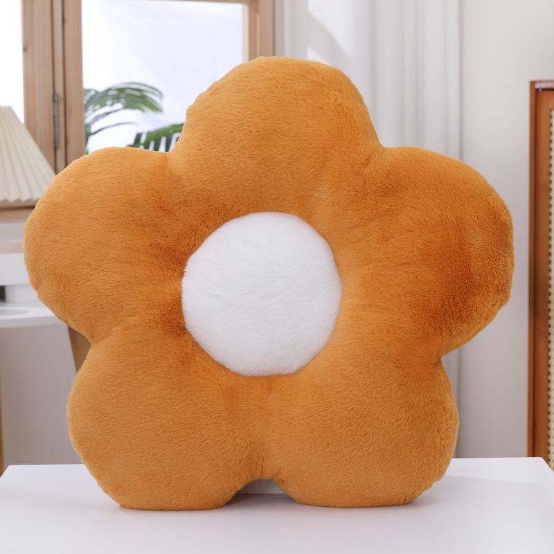 Sunflower Seat Cushion for Office Chairs - Decorative Flower Pillow for Backrest or Bay Window.
