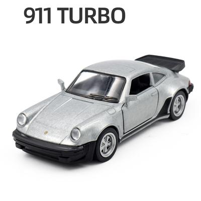 Литые модели автомобилей Porsche 911 Turbo в масштабе 1/36, игрушечные машинки Porsche 911 с откатным механизмом, автомобили, подарки для мальчиков и девочек