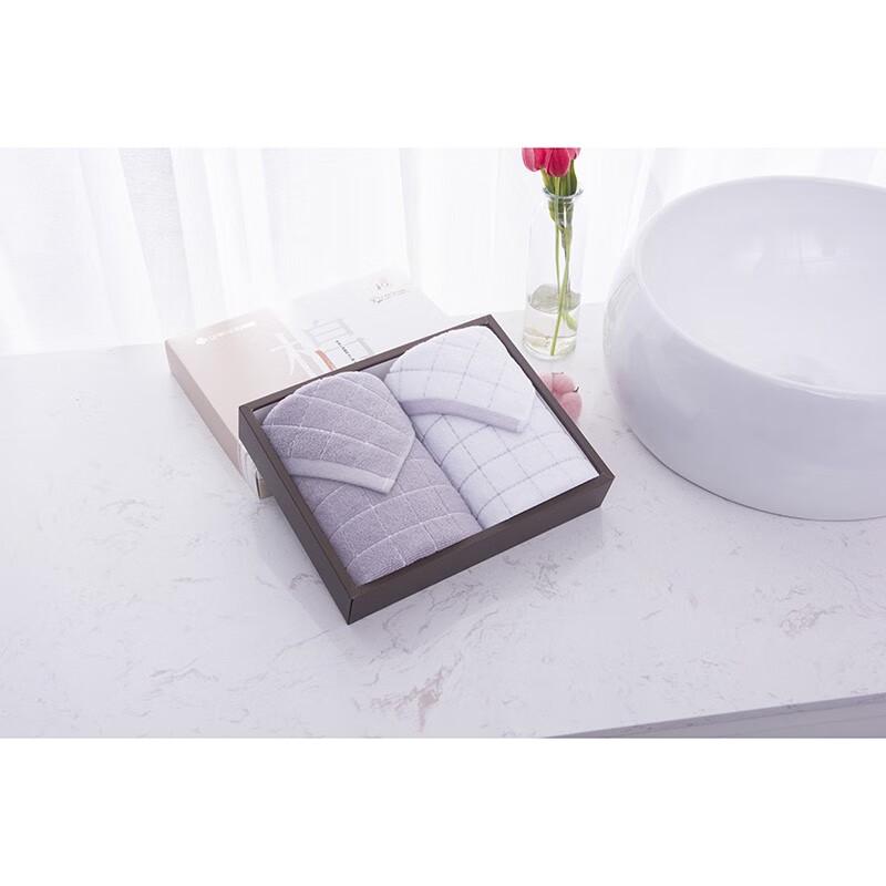 Grace Elegant Cotton Face Towel 2-Pack