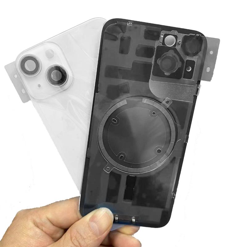 L19-Аккумулятор Новый Задний Корпус Для Iphone 14 Корпус Задняя Крышка+ Средняя Рама Шасси+Лоток Для SIM-карты+Боковые Кнопки Черный