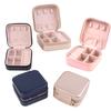 1Pc Jewelry Organizer Display Storage Box Travel Earrings Ring Jewelry Case Box