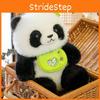 Adorable Panda With Bib Plush Toy Stuffed Animal Doll Kids Gift Decorations