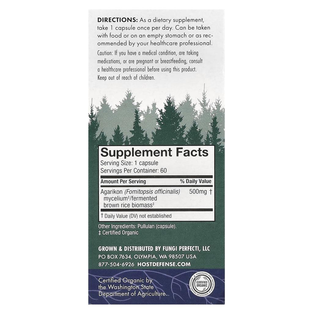 Mushrooms™, Agaricone, 60 Capsules (500Mg Per Capsule)
