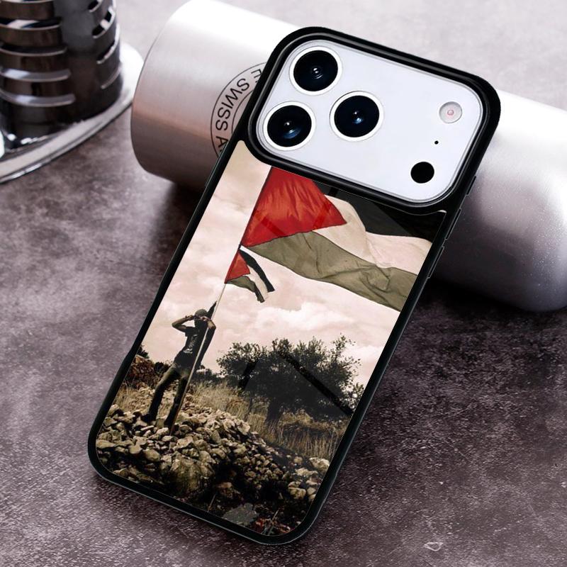 Бесплатный чехол для телефона с флагом Палестины для iPhone 17 16 15 Pro Max Air 14 13 12 11 Plus Ударопрочный чехол
