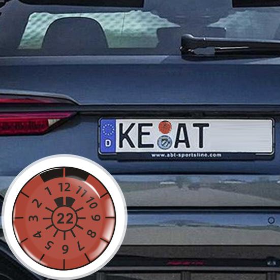 2 шт. 3D гелевые купольные наклейки яркие цвета простая установка универсальные наклейки на номерной знак автомобиля